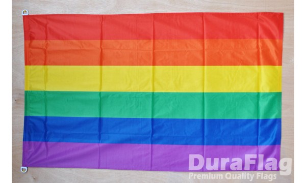 Original 8 Stripped Rainbow Flag